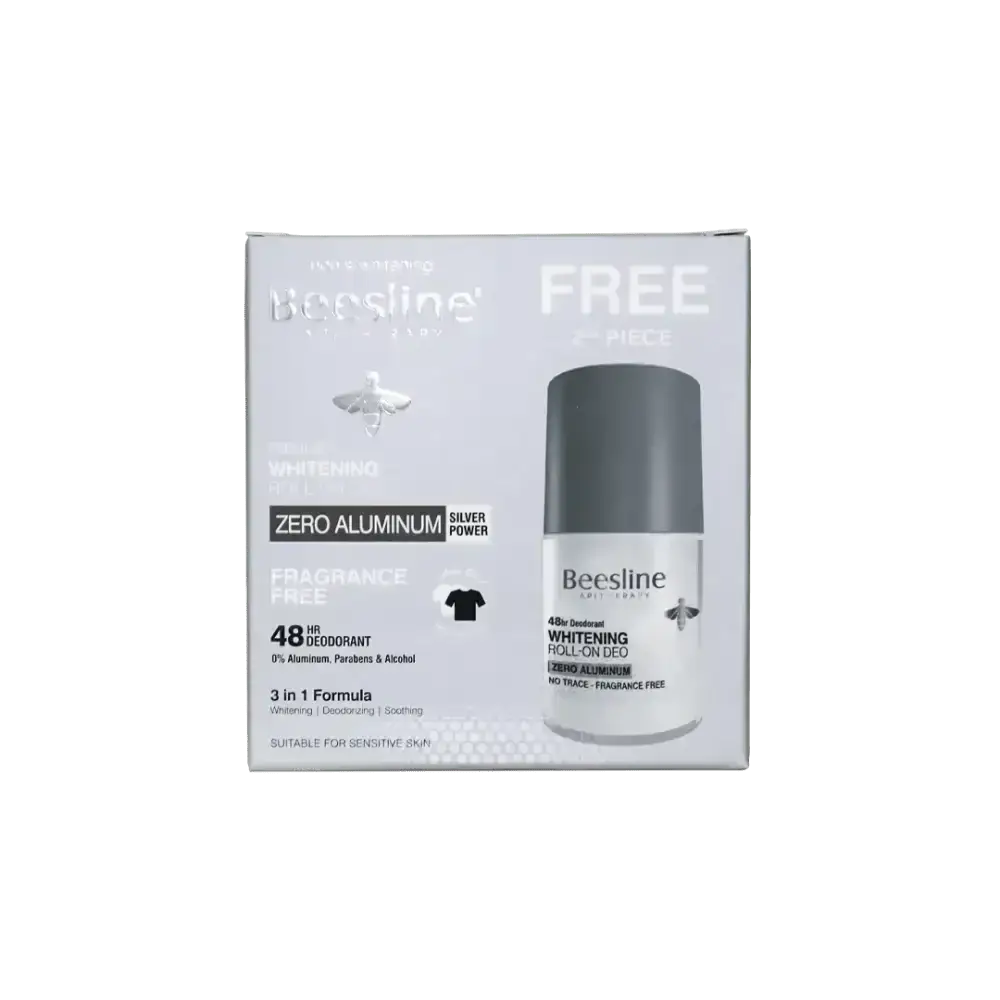 Beesline - BEESLINE OFFER - WHITENING ROLL ON DEO 48H ZERO ALUMINUM (1+1) - Pharmazone - 