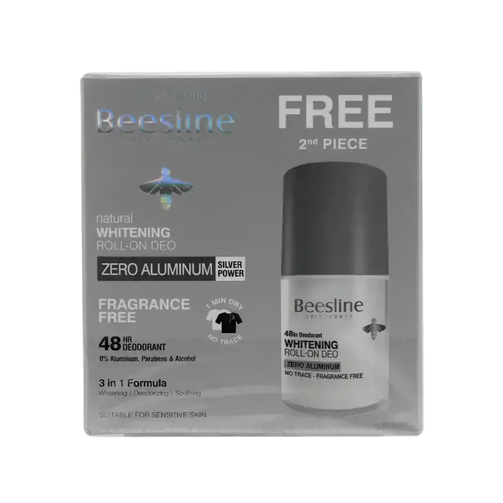 Beesline - BEESLINE OFFER - WHITENING ROLL ON DEO 48H ZERO ALUMINUM (1+1) - Pharmazone - 