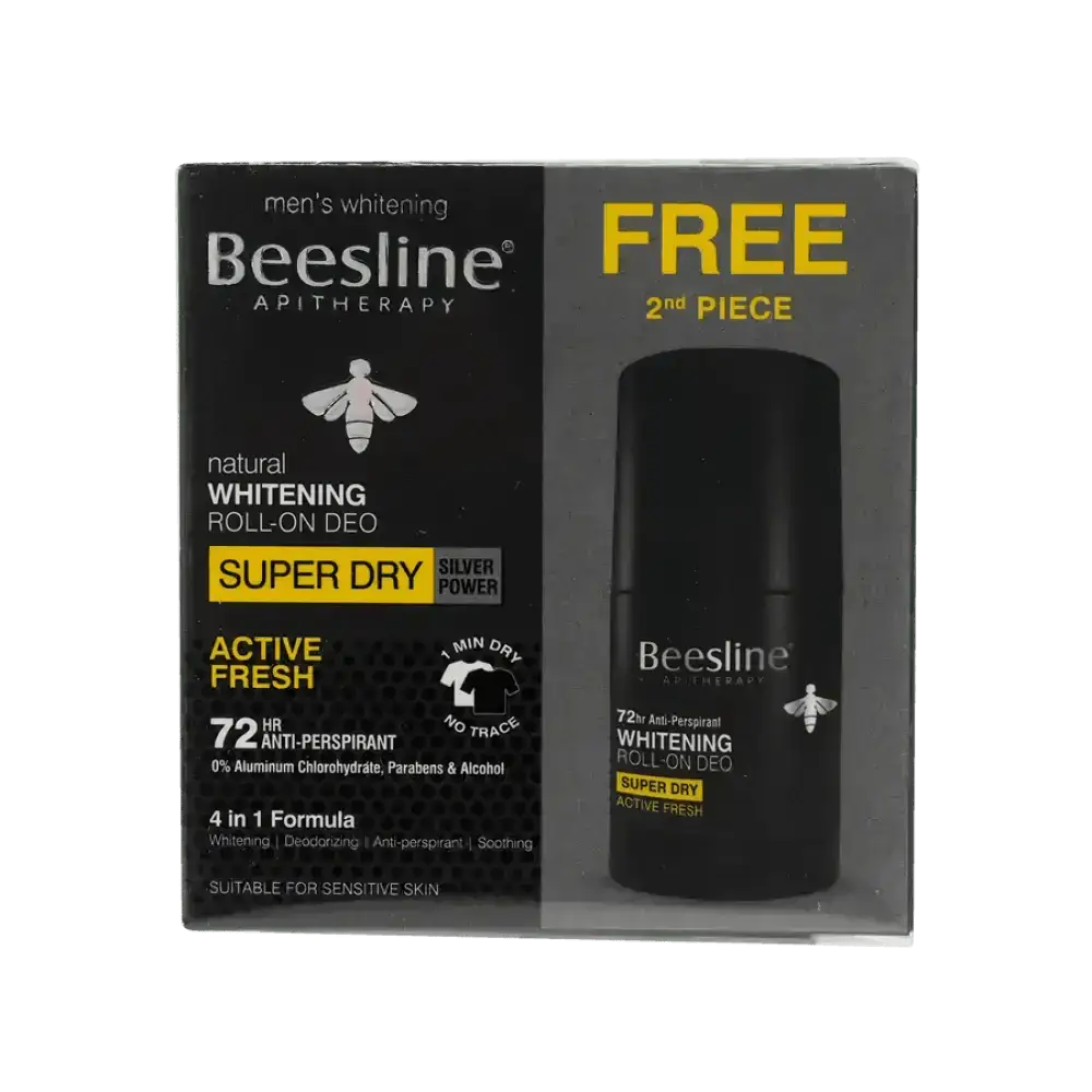 Beesline - BEESLINE OFFER - WHITENING ROLL ON DEO 72H ACTIVE FRESH(1+1) - Pharmazone - 