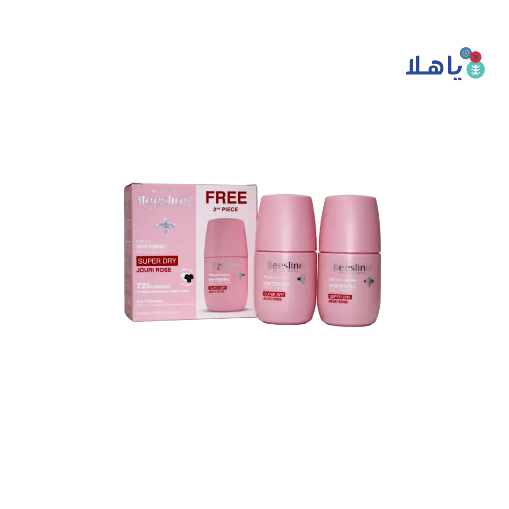 BEESLINE OFFER-WHITENING ROLL ON DEO 72H JOURI ROSE (1+1)