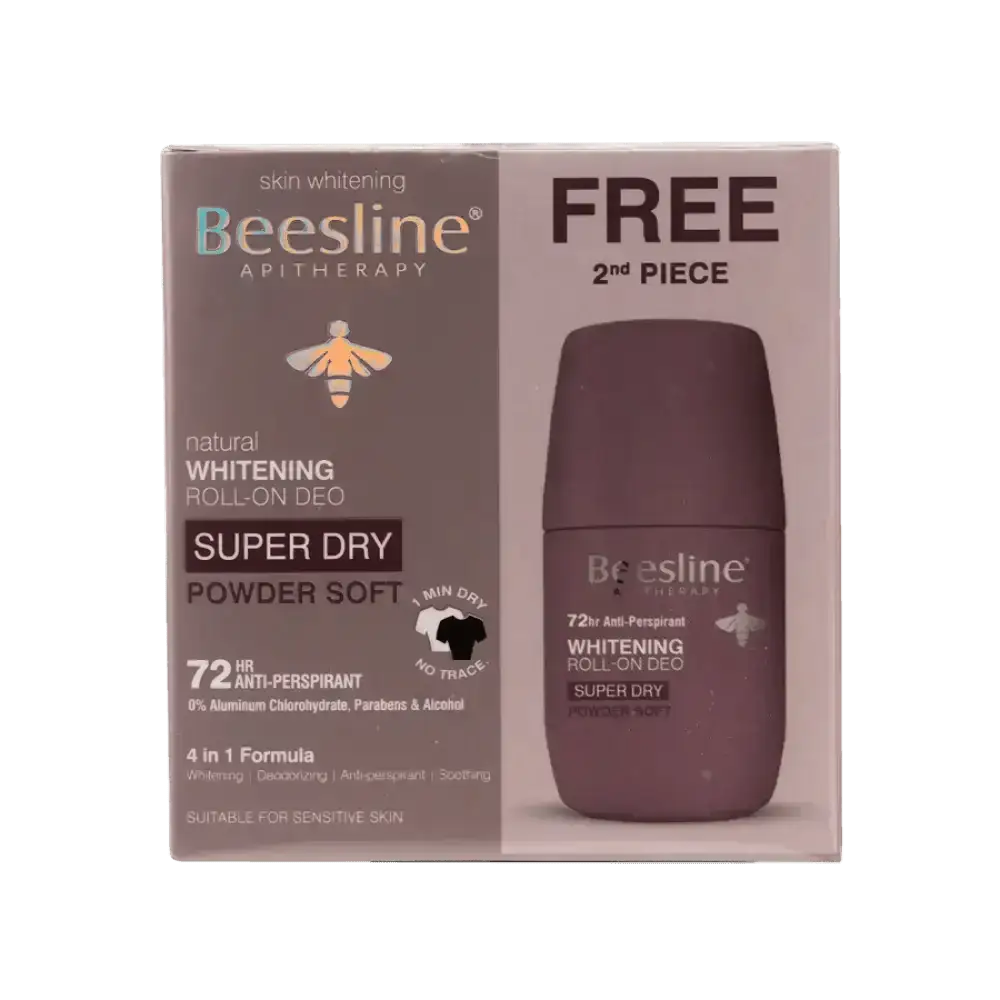 Beesline - BEESLINE OFFER - WHITENING ROLL ON DEO 72H POWDER SOFT(1+1) - Pharmazone - 