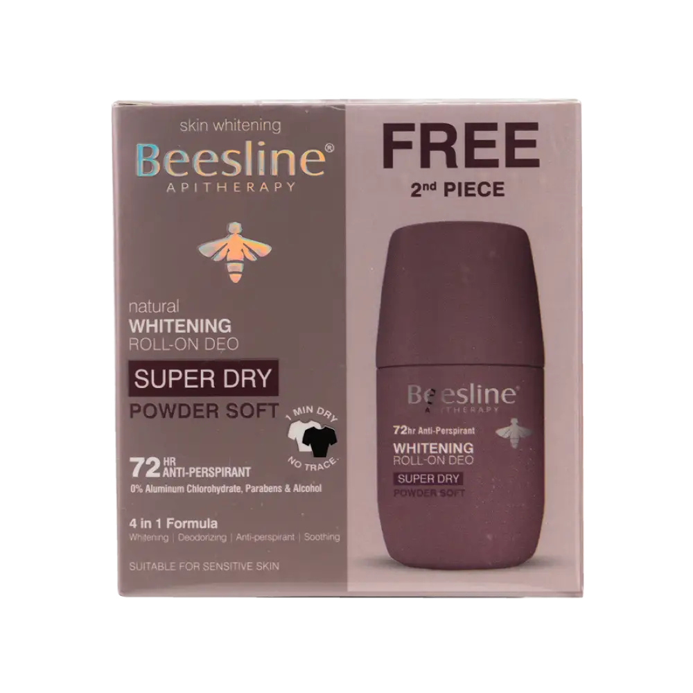 BEESLINE OFFER-WHITENING ROLL ON DEO 72H POWDER SOFT(1+1)