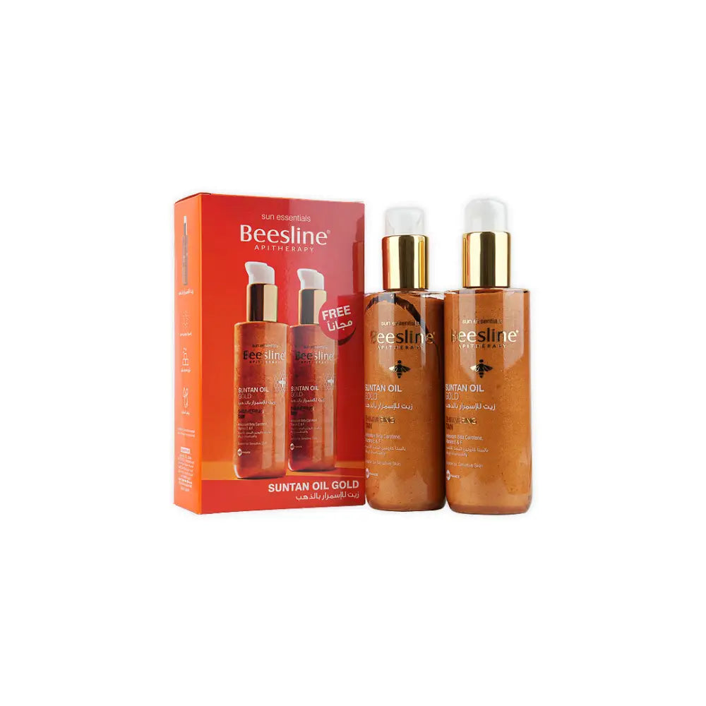 Beesline Suntan Oil Gold 200ml 1+1 Offer