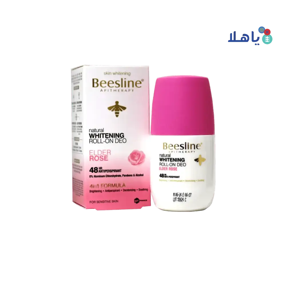 Beesline - Beesline Whitening Roll - On Deo 48H Elder Rose 50Ml - Pharmazone - 