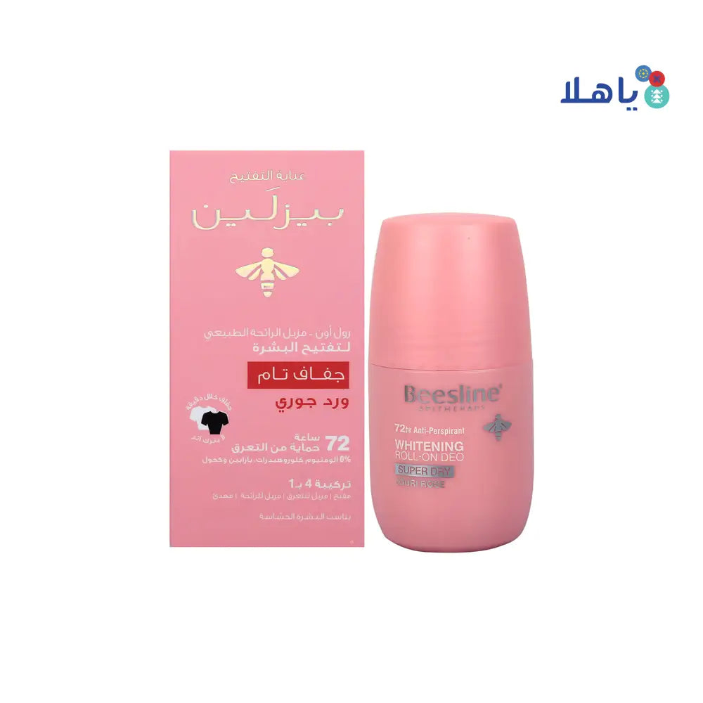 BEESLINE WHITENING ROLL-ON DEO 72H SUPER DRY JOURI ROSE 50ML