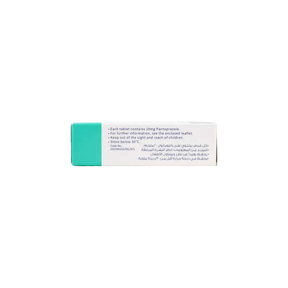 Bentosac Pantoprazole 20Mg 28 Tablets