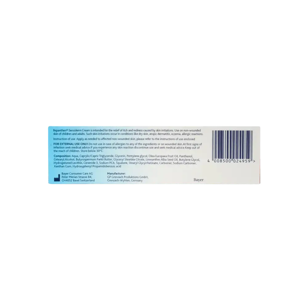 BAYER CONSUMER - Bepanthen Sensiderm Cream 50G - Pharmazone - 