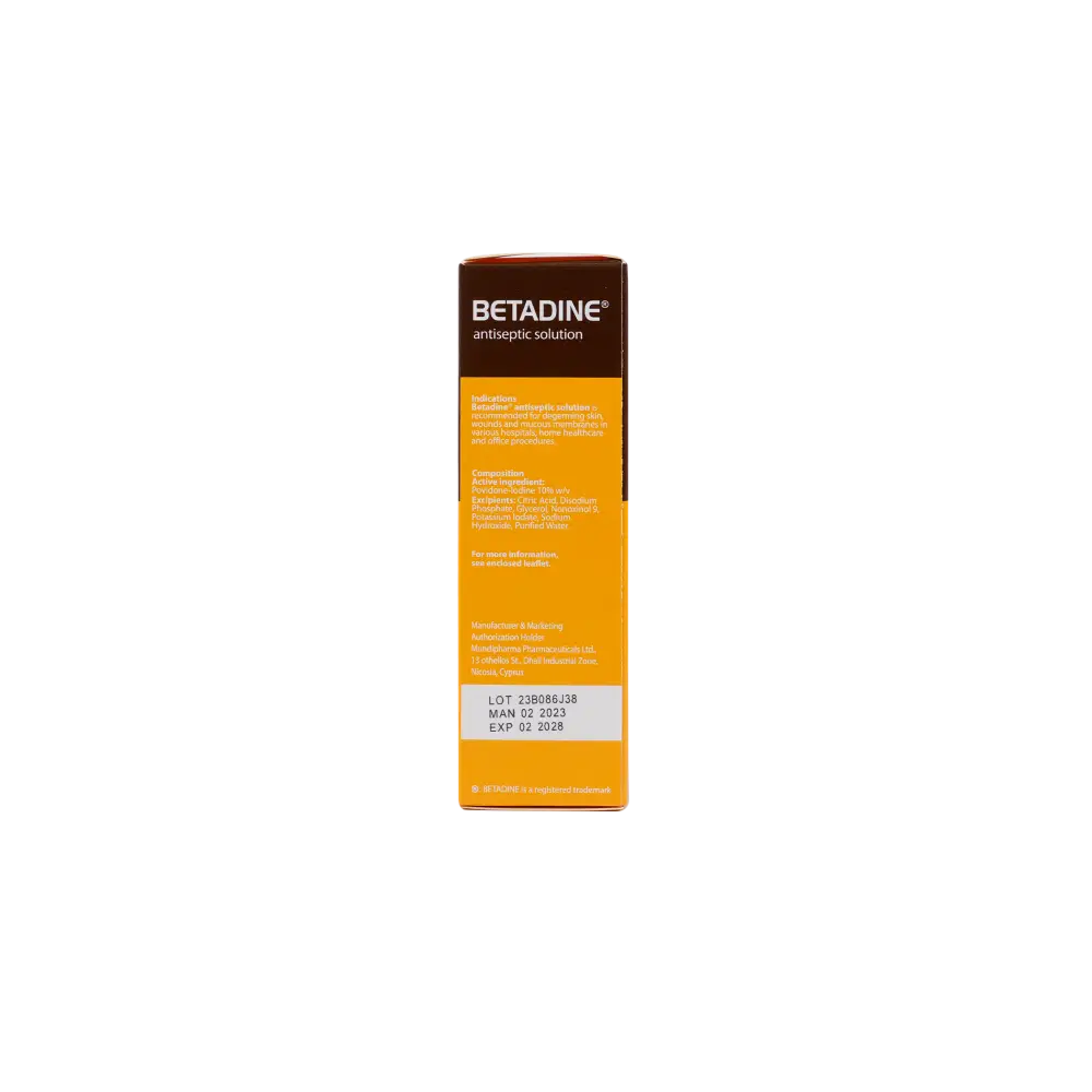 BETADINE ANTISEPTIC SOLUTION 120 ML