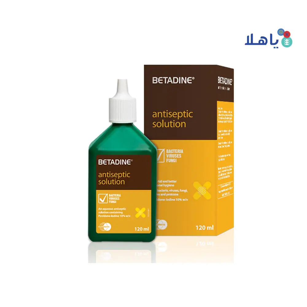 BETADINE ANTISEPTIC SOLUTION 120 ML