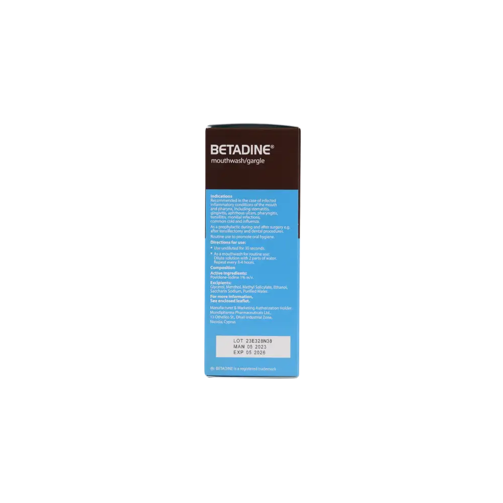 BETADINE GARGLE & MOUTHWASH 250 ML