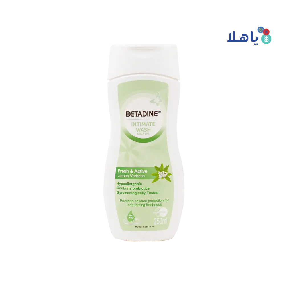 BETADINE INTIMATE WASH LEMON VERBENA 250ML