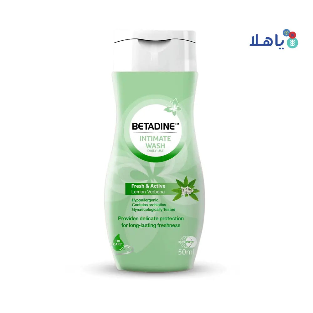 BETADINE INTIMATE WASH VERBENA 50ML - LEMON VERBENA