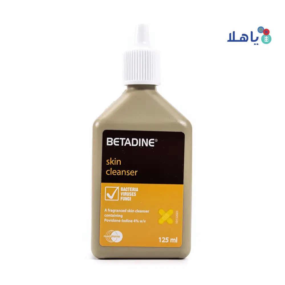 BETADINE SCALP & SKIN CLEANSER 125 ML