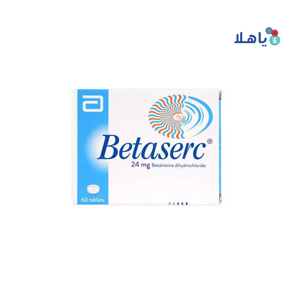 ABBOTT PHARMA - BETASERC 24MG 60 TAB - Pharmazone - 