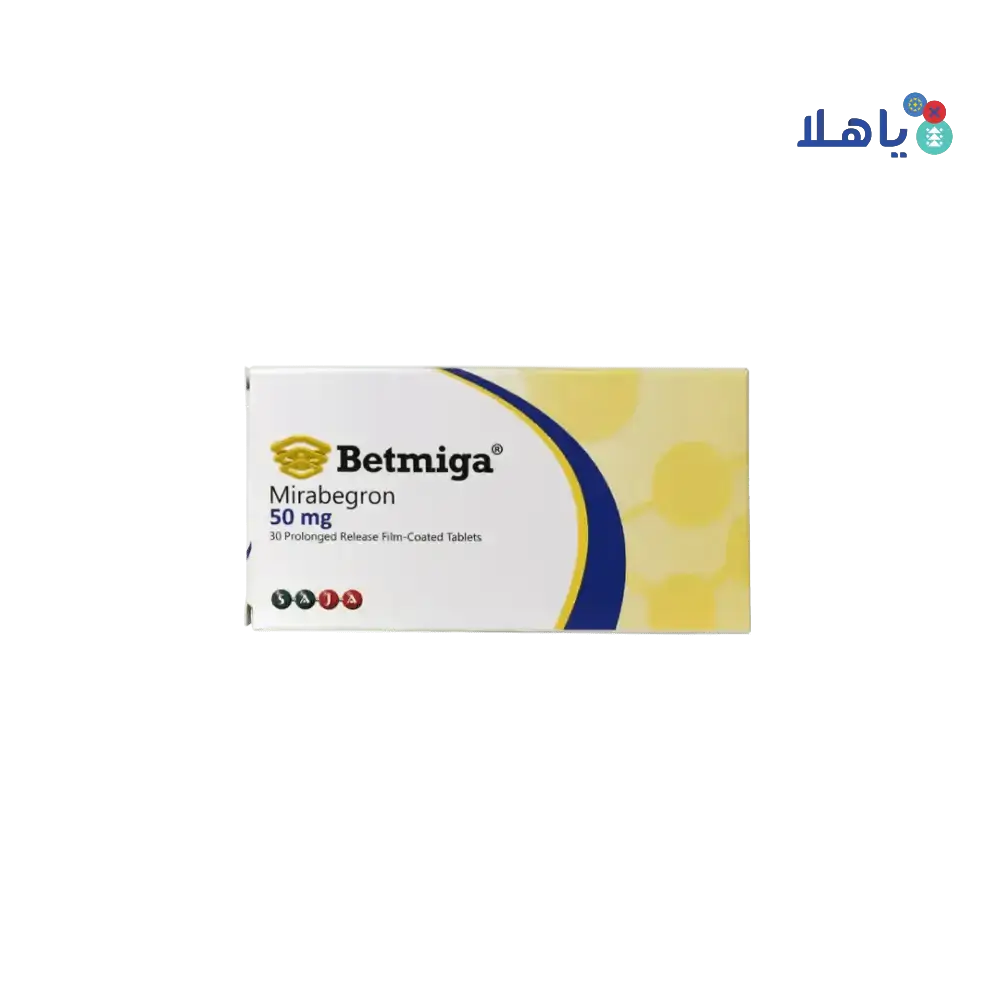 SAJA - BETMIGA MIRABEGRON 50MG 30TAB - Pharmazone - 