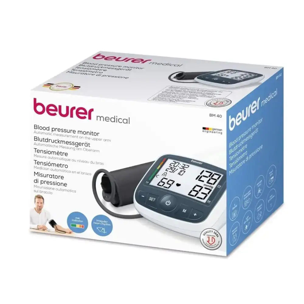 Beurer - Beurer Upper Arm BP Monitor+Adaptor - BM40 - Pharmazone - 