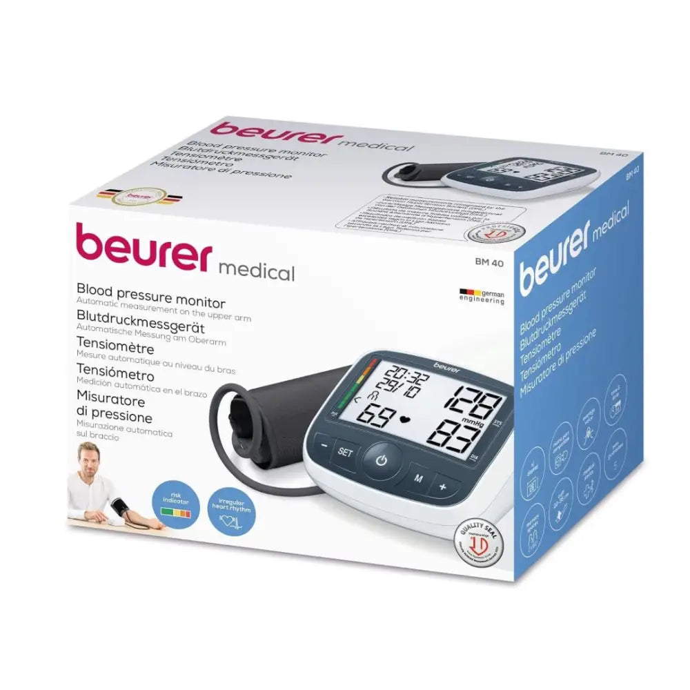 Beurer Upper Arm BP Monitor+Adaptor-BM40