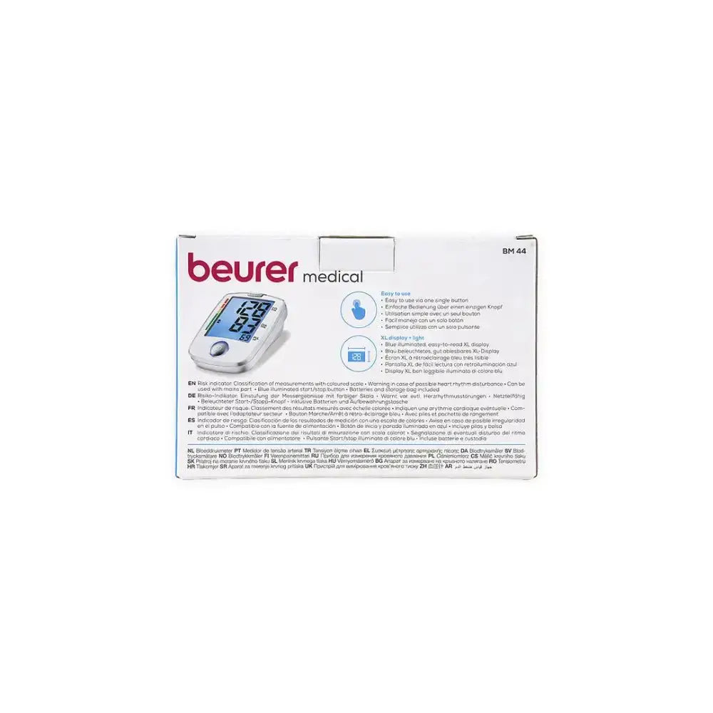 Beurer - Beurer Upper Arm BP Monitor+Adaptor - BM44 - Pharmazone - 