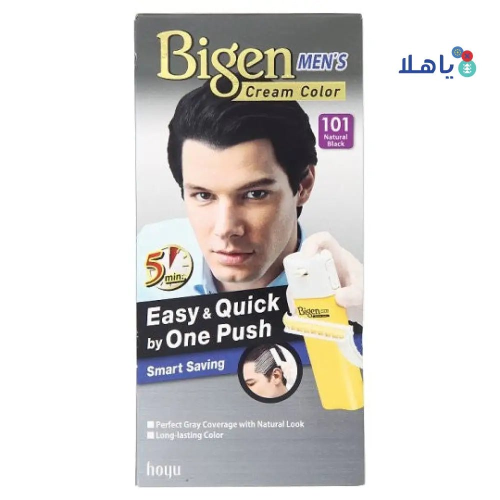 Bigen - Bigen Mens Hair Cream Color No.101 Natural Black - Pharmazone - 