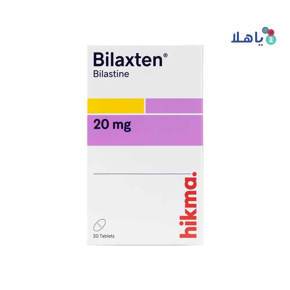 BILAXTEN 20MG 20 TABLETS