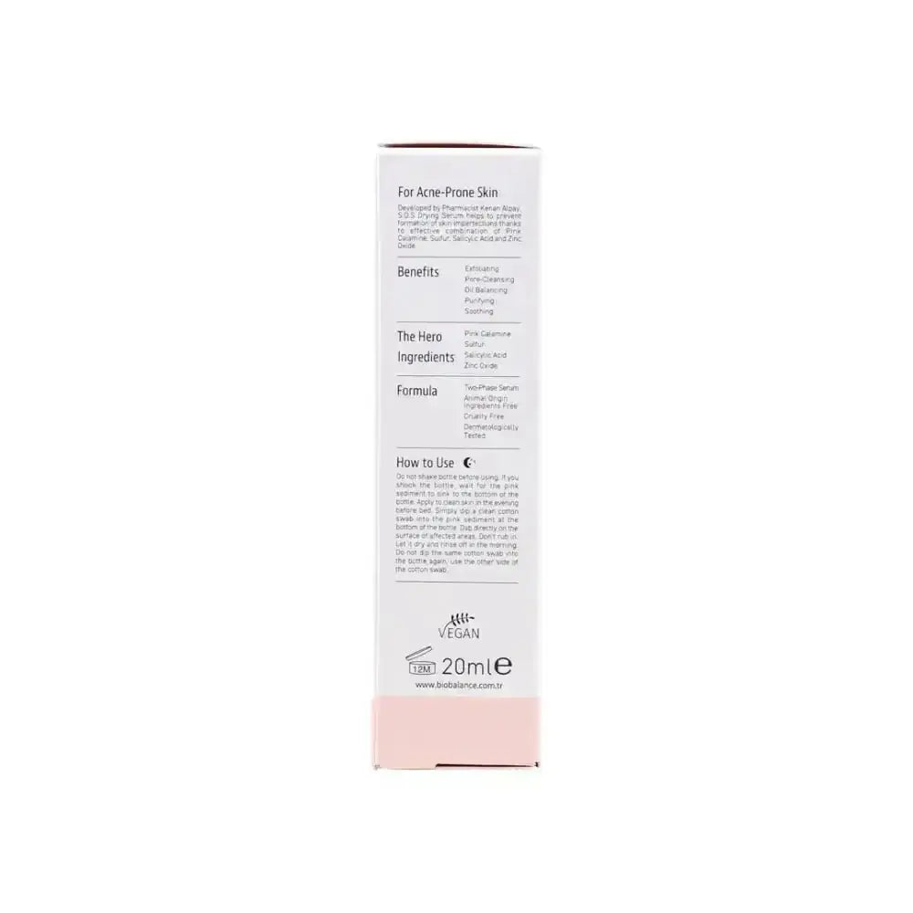 BIO BALANCE - Bio Balance S.O.S Acne - Prone Skin Drying Serum 20ml - Pharmazone - 