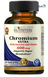 BIOBOLICS - BIOBOLICS CHROMIUM EXTRA 400MCG 50 TABLETS - Pharmazone - 