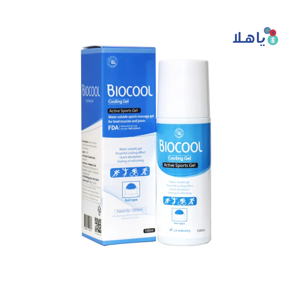 Biocool Cooling Active Sports Gel Roll On 100ml