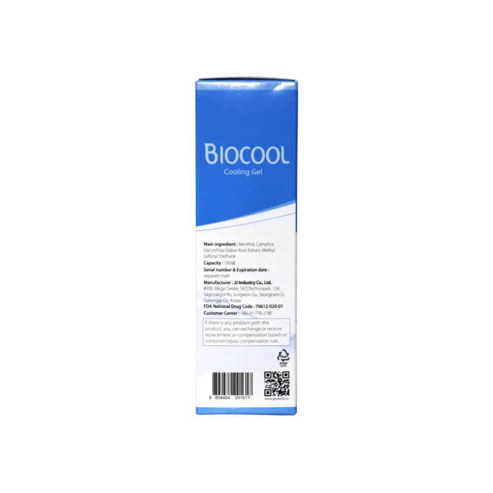 Biocool Cooling Active Sports Gel Roll On 100ml