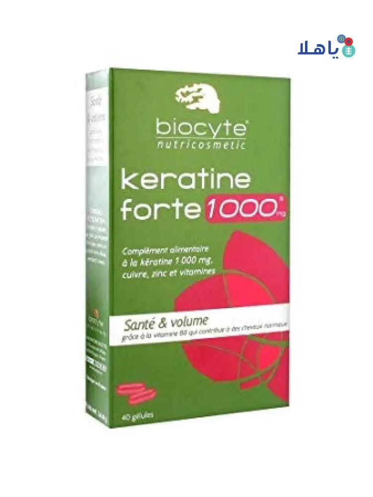 BIOCYTE KERATINE FORT 1000MG 40 CAP