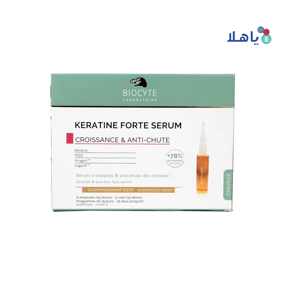 BIOCYTE KERATINE FORTE SERUM 5AMP