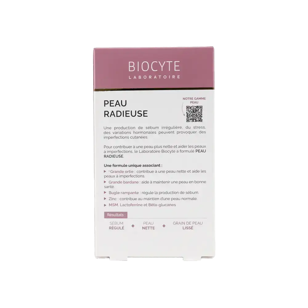 BIOCYTE - Biocyte Peau Radieuse (Acne Expert) 60 Caps - Pharmazone - 