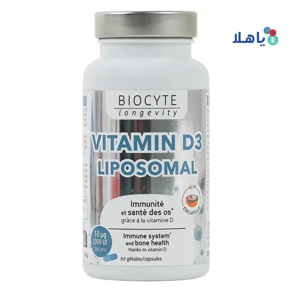 BIOCYTE - Biocyte Vitamin D3 Liposomal 30 Capsules - Pharmazone - 