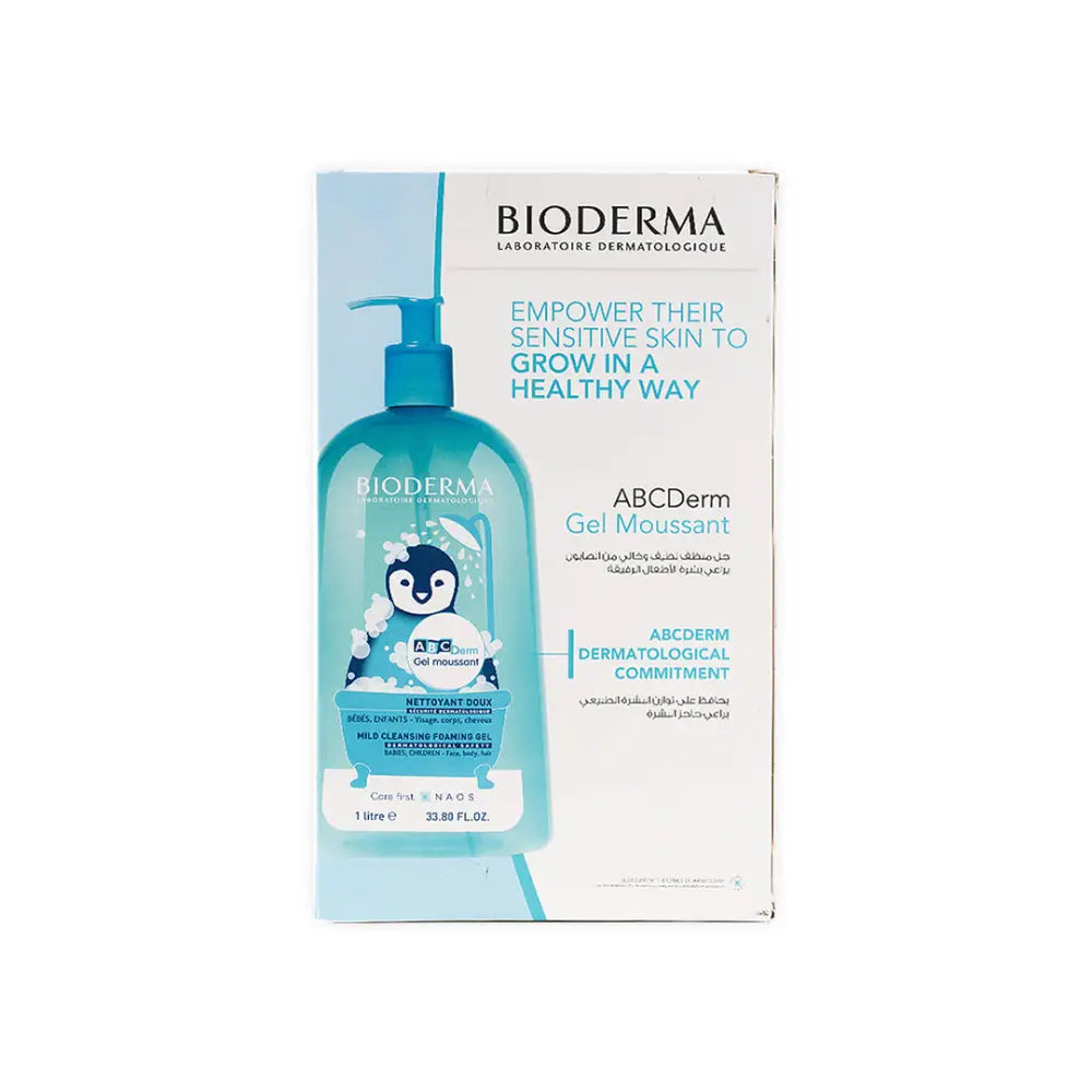 Bioderma Abc Derm Gel Moussant 1 Litre + 200ml Offer