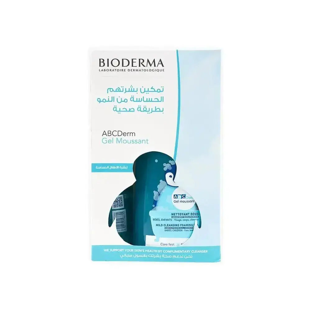 BIODERMA - Bioderma Abc Derm Gel Moussant 1 Litre + 200ml Offer - Pharmazone - SubB01