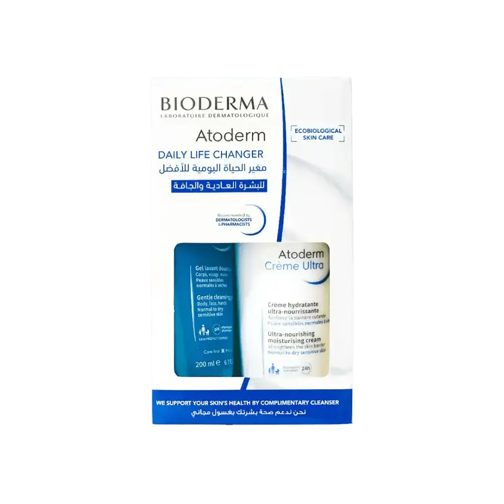 BIODERMA - Bioderma Atoderm - Offer (Cream 500ml+ Cleannsing Gel 200ml) - Pharmazone - SubB02