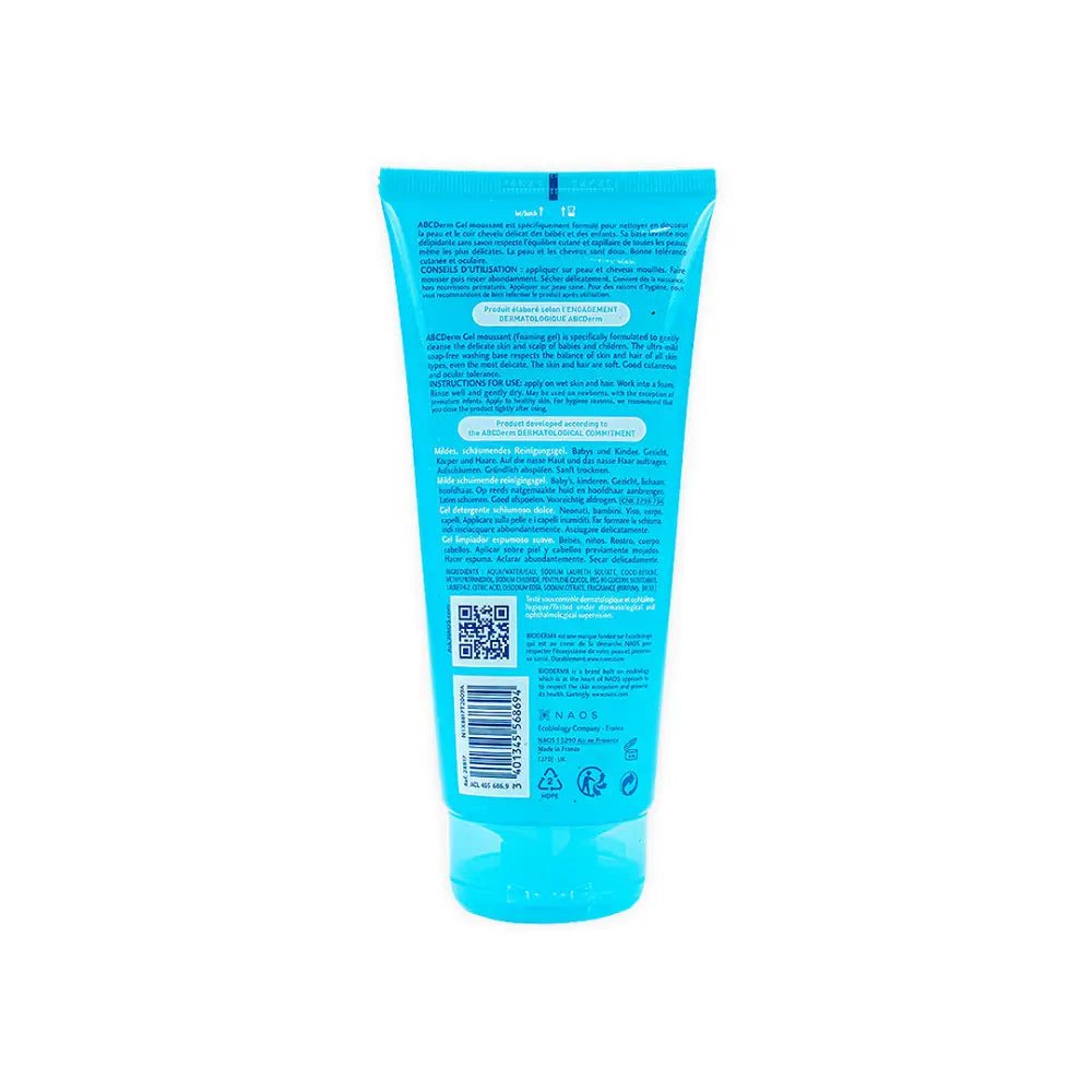 BIODERMA - Bioderma Abc Derm Gel Moussant 200Ml 216837 - Pharmazone - SubB01