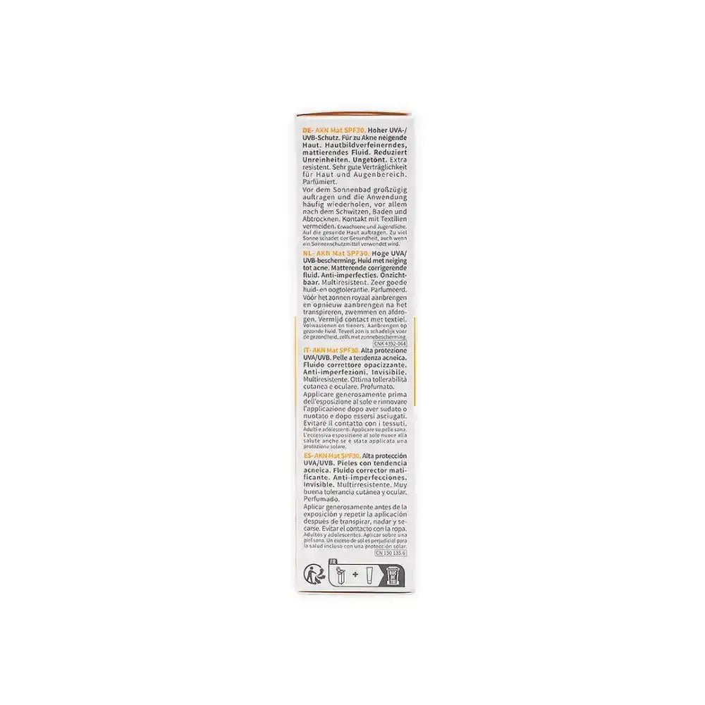 BIODERMA - Bioderma Photoderm Akn Mat SPF30 Fluid 40Ml 173467 - Pharmazone - SubB11