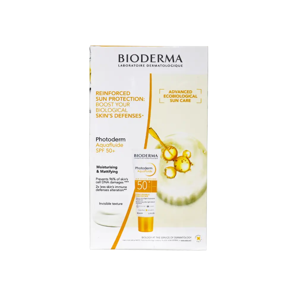 BIODERMA PHOTODERM AQUAFLUID SPF50+ INVISIBLE (1+1) 40G