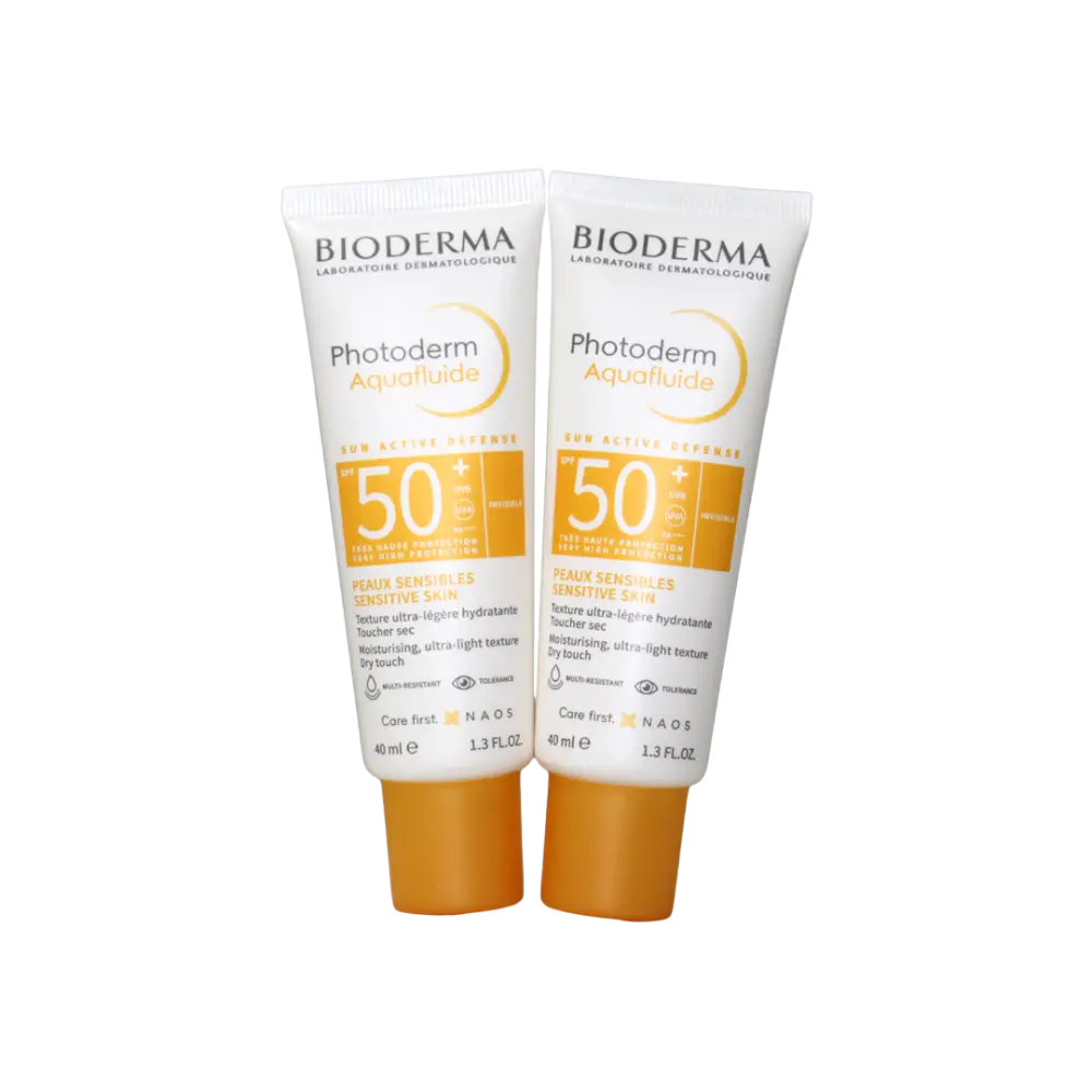 BIODERMA PHOTODERM AQUAFLUID SPF50+ INVISIBLE (1+1) 40G