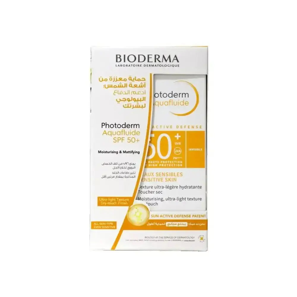 BIODERMA - Bioderma Photoderm Aquafluid SPF50+ Invisible (1+1) 40G - Pharmazone - SubB11