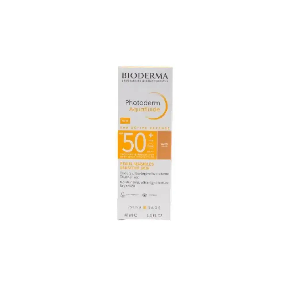 BIODERMA - BIODERMA PHOTODERM AQUAFLUIDE SPF50+CLAIRE LIGHT 40ML - Pharmazone - SubB11