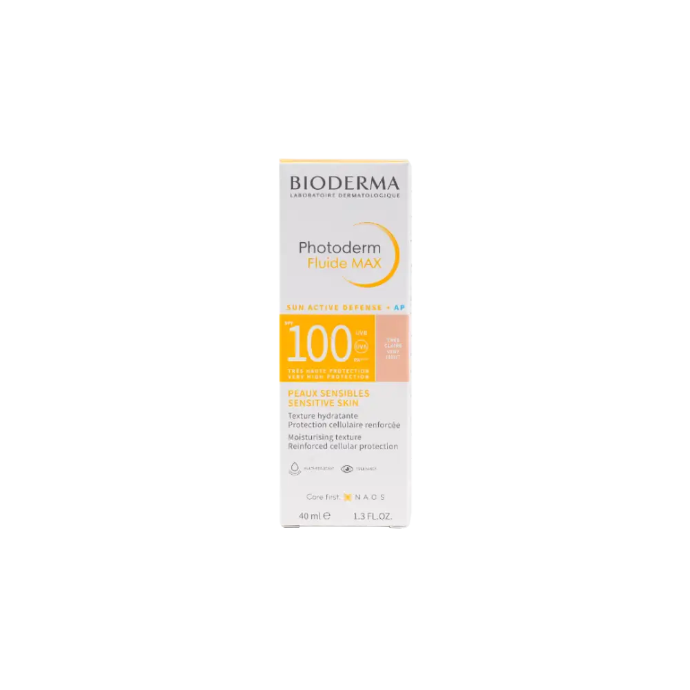 BIODERMA PHOTODERM FLUIDE MAX SPF100 VERY LIGHT 40ML