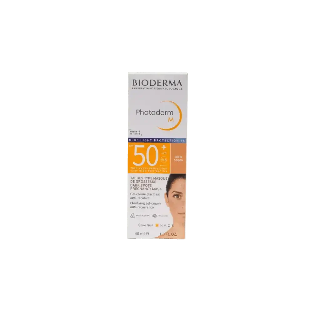 BIODERMA - BIODERMA PHOTODERM M SPF50+ BLUE LIGHT 66 40ML - GOLDEN - Pharmazone - SubB11