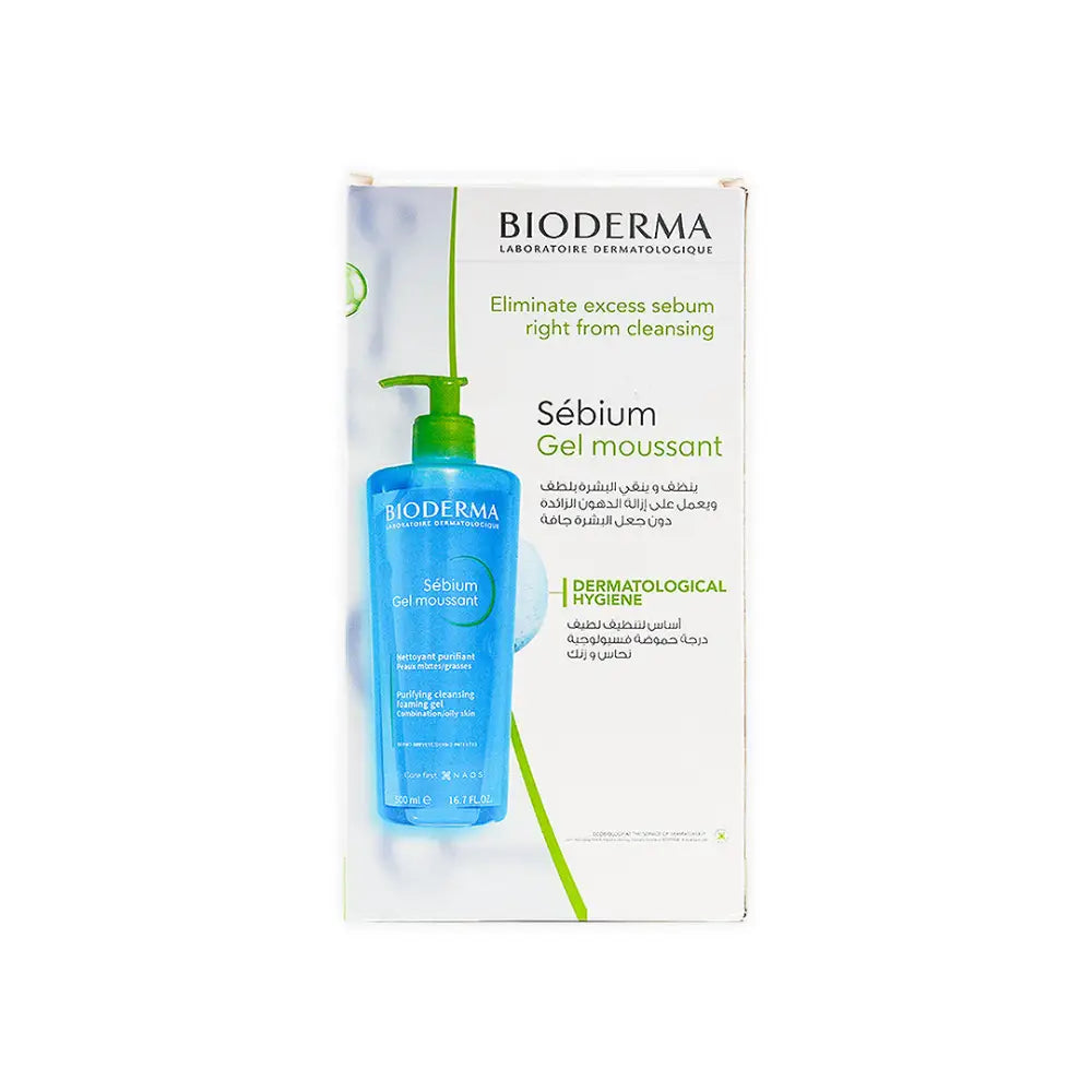 BIODERMA SEBIUM FOAMING GEL (500ML+200ML)-OFFER