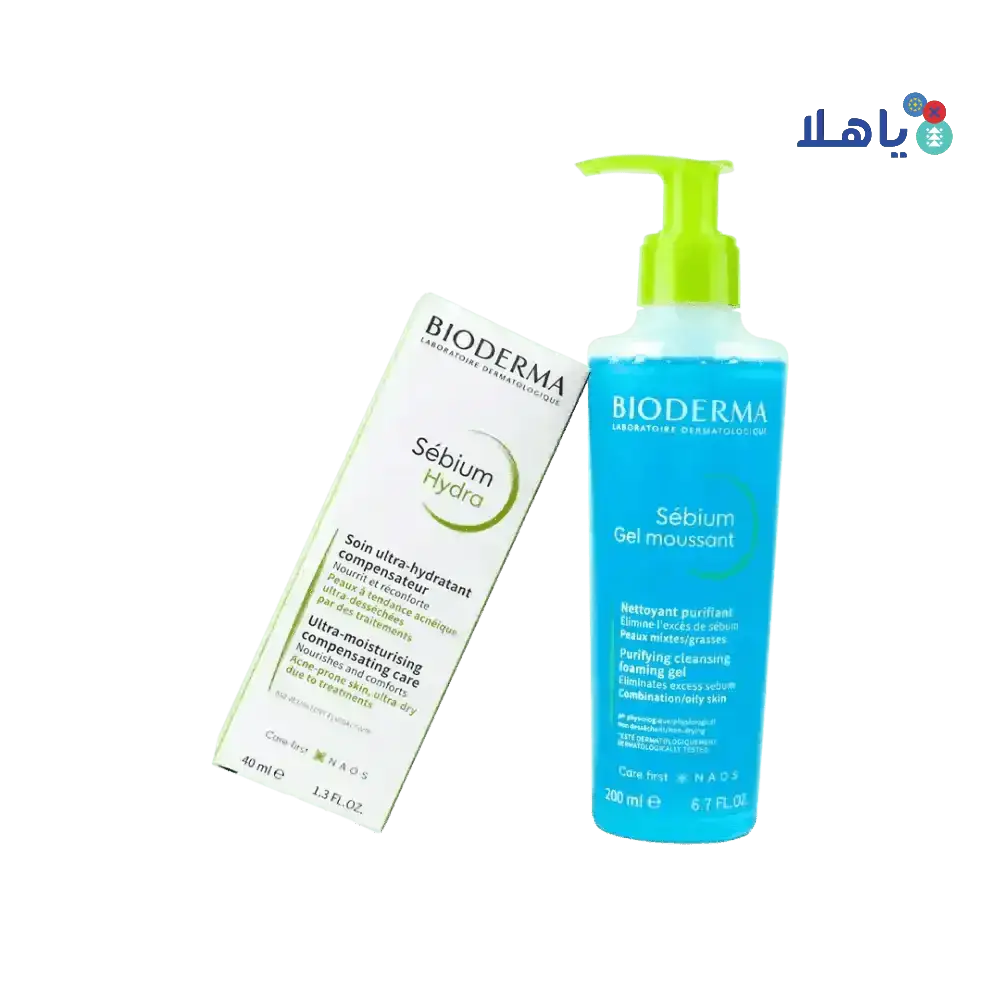 Pharmazone - Bioderma Sebium Foaming Gel + Hydra Cream - Set - Pharmazone - 