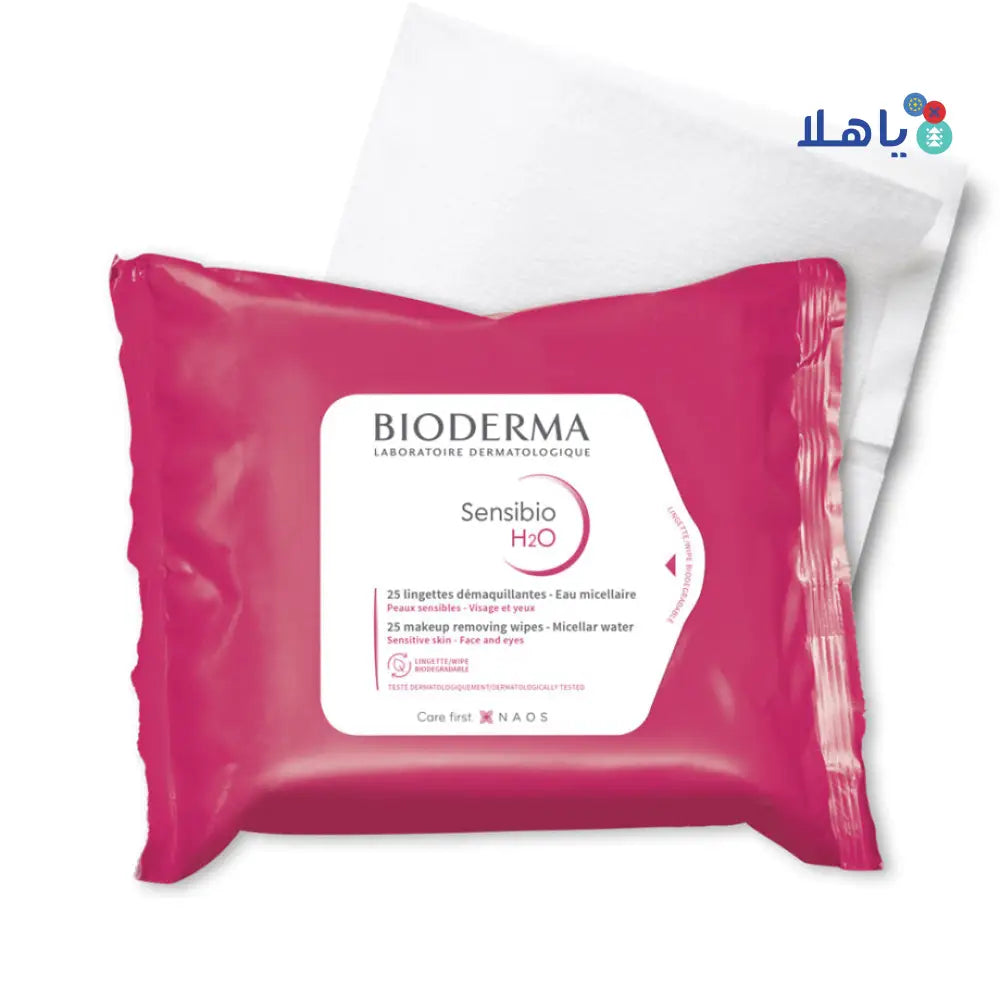 BIODERMA SENSIBIO H2O 25WIPES 17871