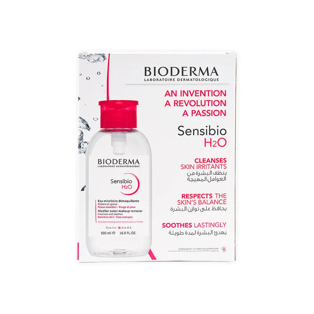 BIODERMA SENSIBIO H2O PUMP (500ML+250ML)-OFFER