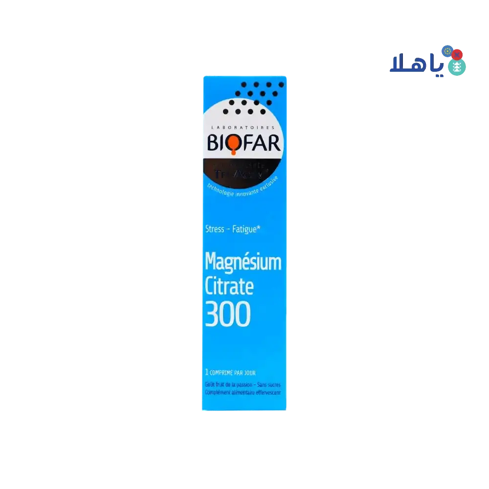 BIOPHARM - BIOFAR MAGNESIUM CITRATE 300 15EFF - Pharmazone - 