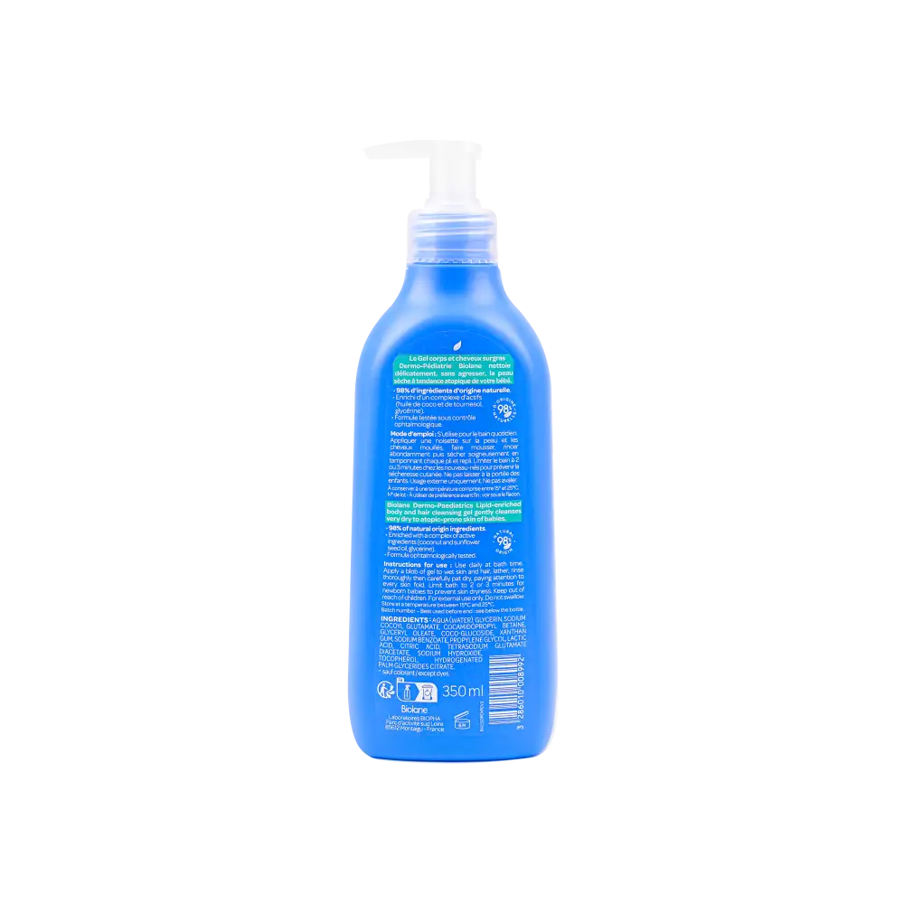 Biolane Body And Hair Cleansing Gel 350ml