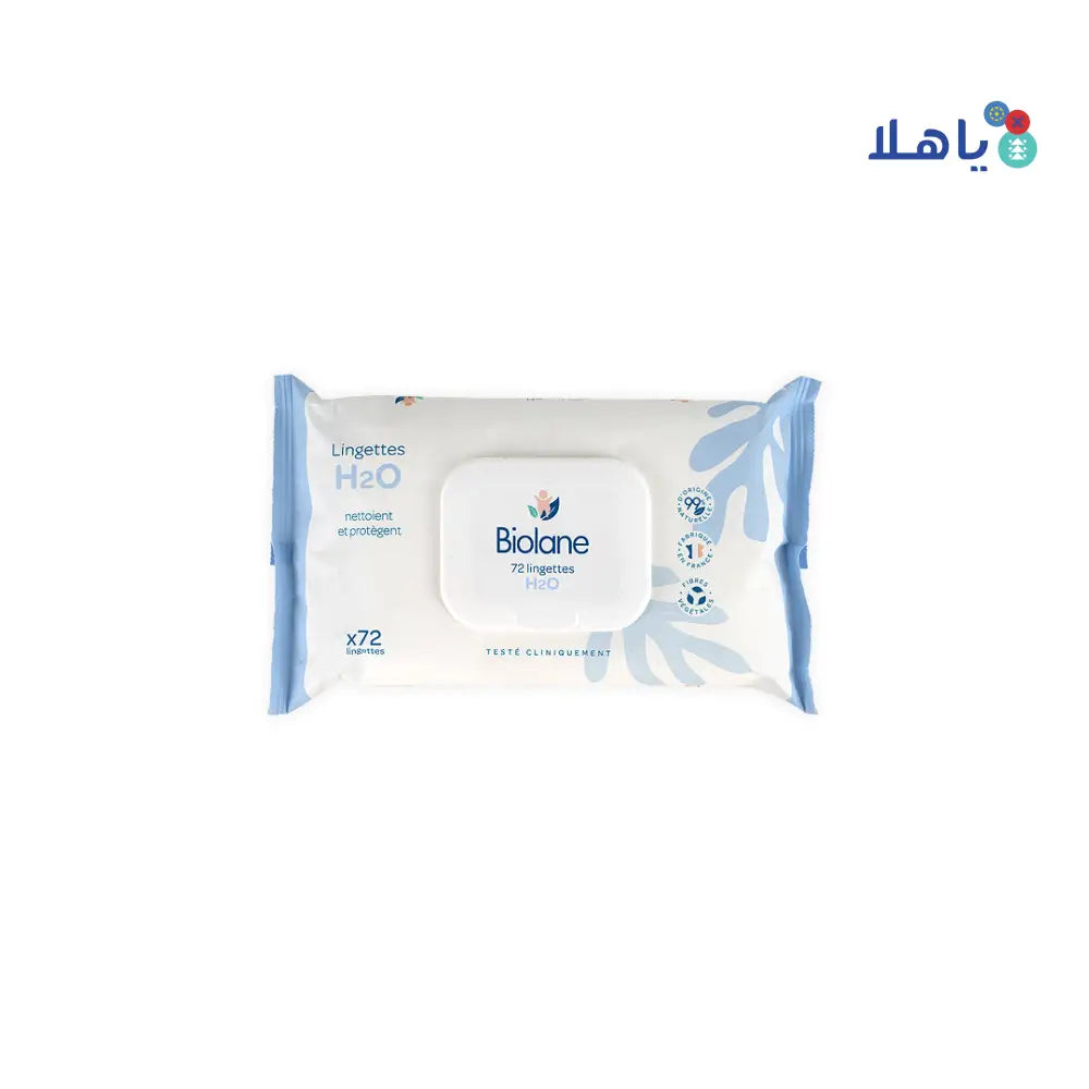 Biolane H2O Wipes 72 Pcs